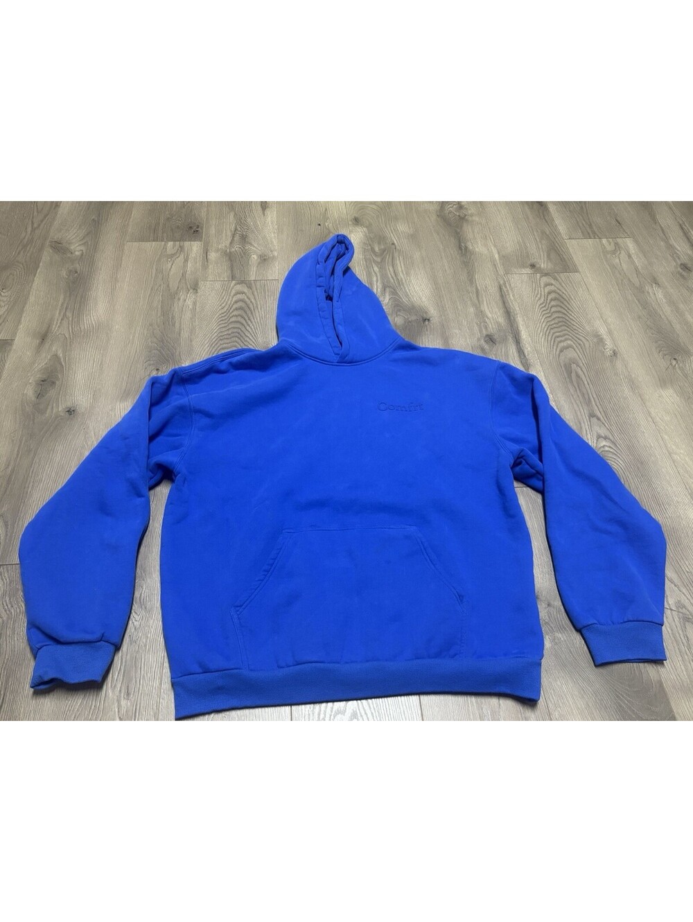 COMFRT Minimalist Hoodie in Cobalt - Size 2XL